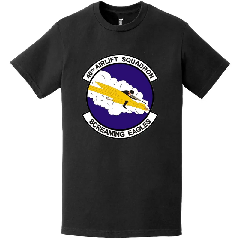 40th Airlift Squadron Logo Emblem Crest T-Shirt