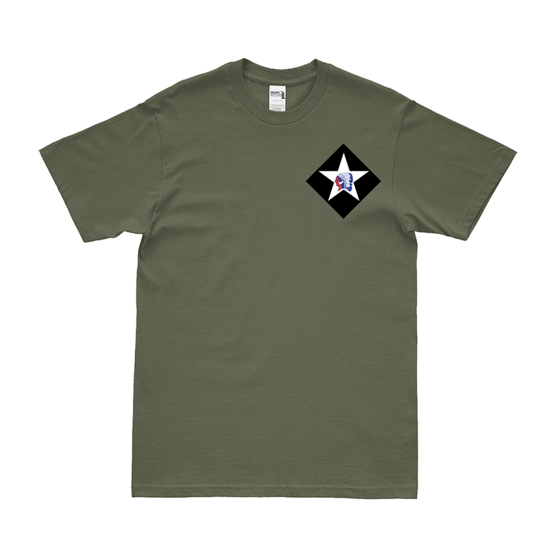 6th Marine Regiment Logo Left Chest Emblem T-Shirt