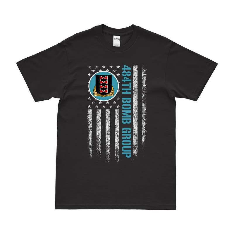 484th Bomb Group American Flag T-Shirt