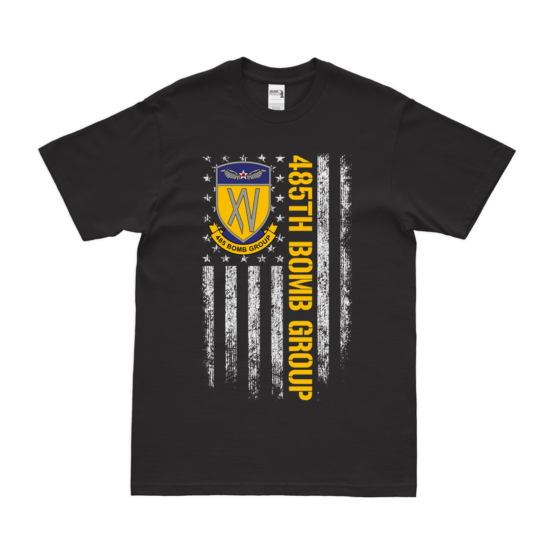 485th Bombardment Group (H) WW2 American Flag T-Shirt
