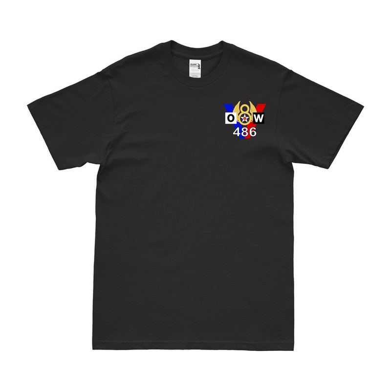486th Bomb Group WW2 Left Chest Emblem T-Shirt