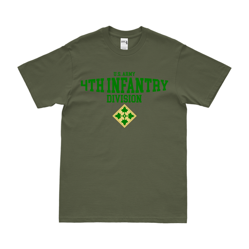 U.S. Army 4th Infantry Division Bulge Design T-Shirt