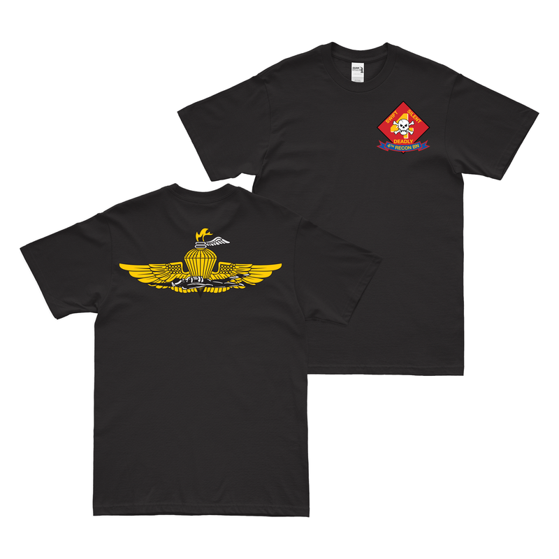 Double-Sided 4th Recon Bn Force Recon Insignia T-Shirt