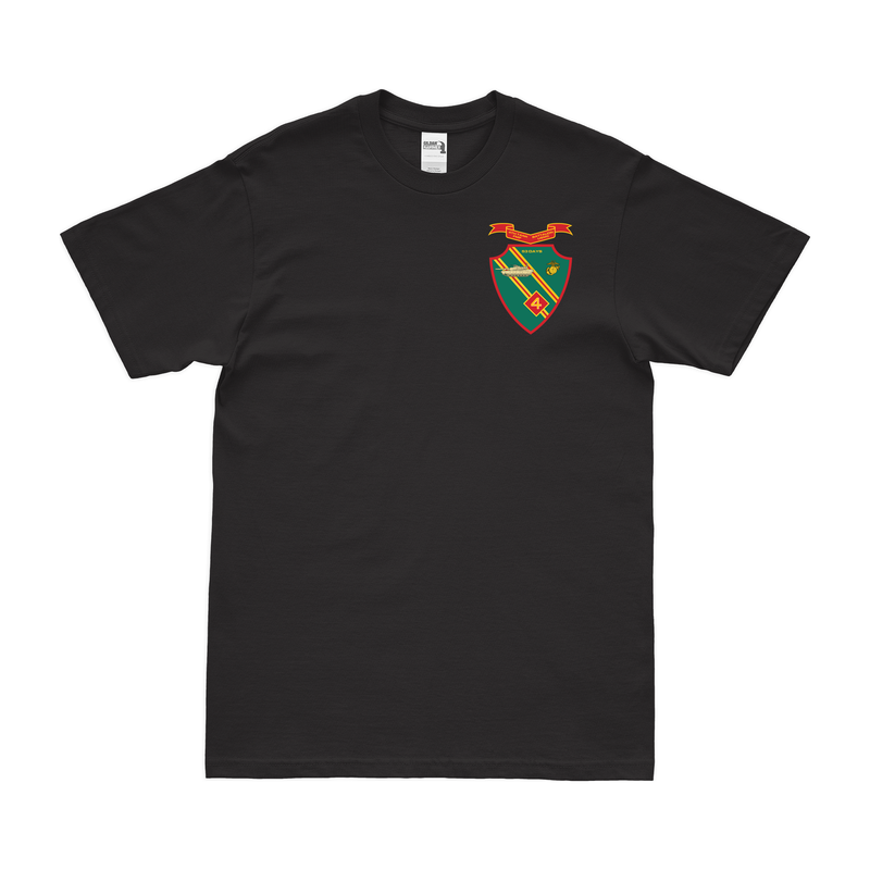 4th Tank Battalion USMC Left Chest Emblem T-Shirt