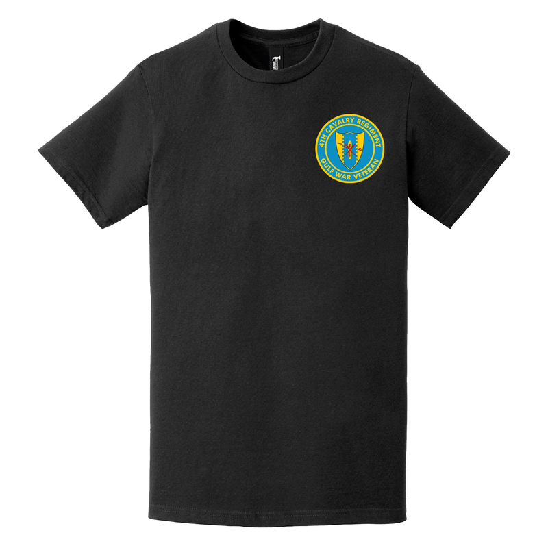 4th Cavalry Regiment Gulf War Veteran Left Chest T-Shirt
