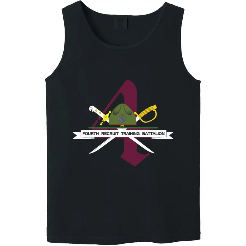 4th Recruit Training Battalion USMC Unit Logo Emblem Tank Top