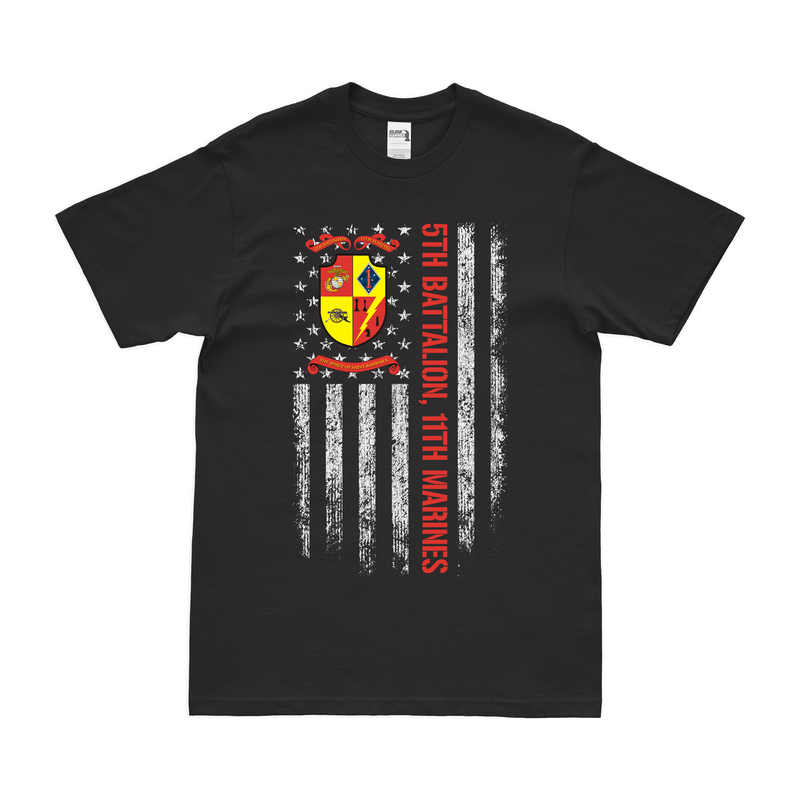 5/11 Marines American Flag T-Shirt