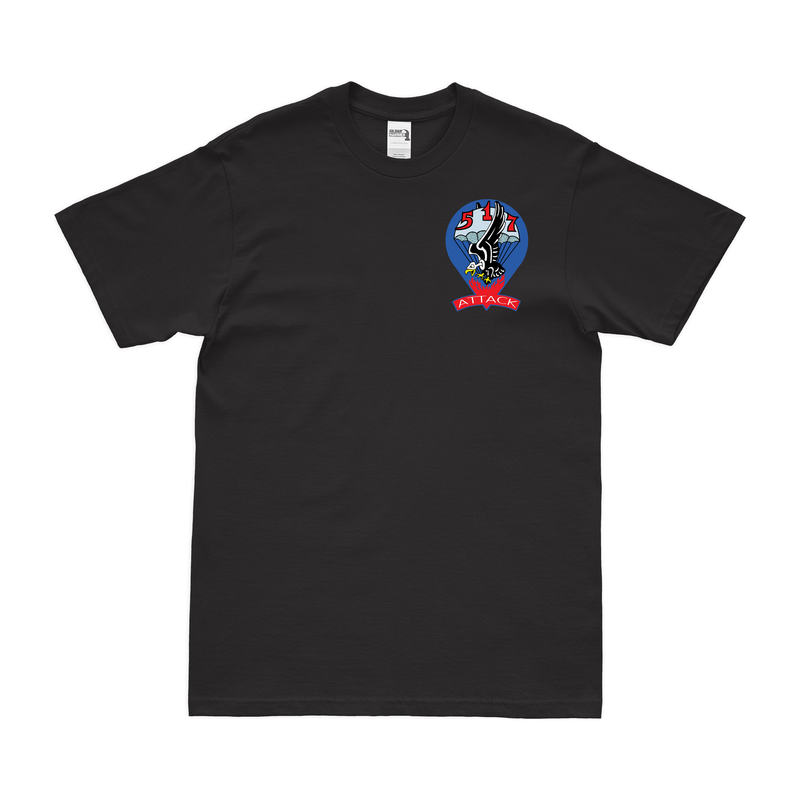 517th PIR Logo Left Chest Emblem T-Shirt
