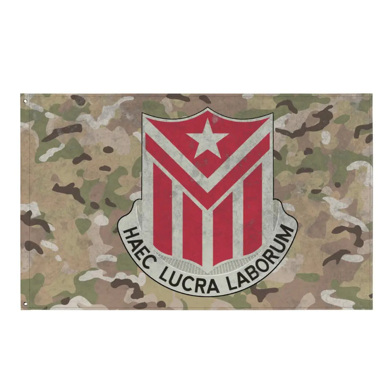 554th Engineer Battalion Indoor Wall Flag