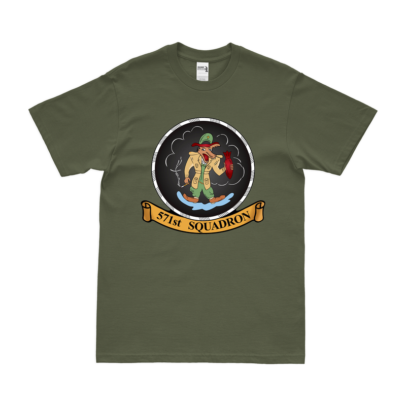 571st Bombardment Squadron USAAF WW2 T-Shirt