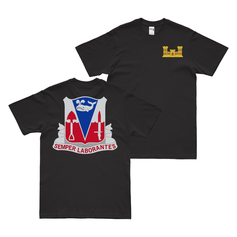 Double-Sided U.S. Army 579th Engineer Battalion T-Shirt