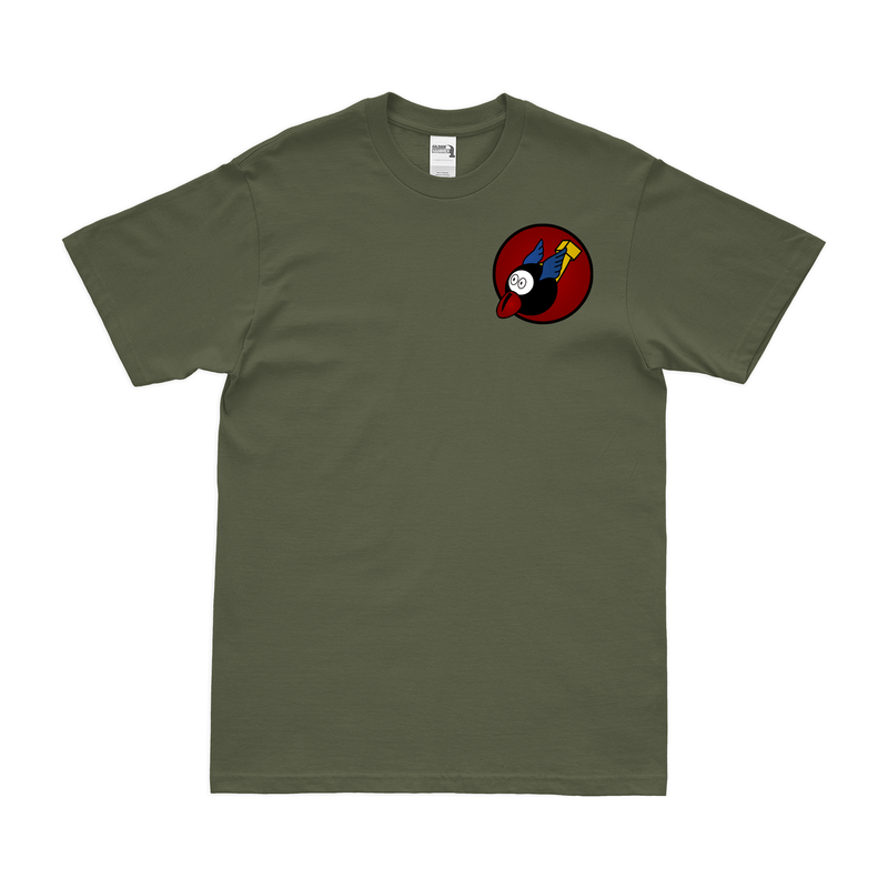 66th Bomb Squadron WW2 Left Chest Emblem T-Shirt