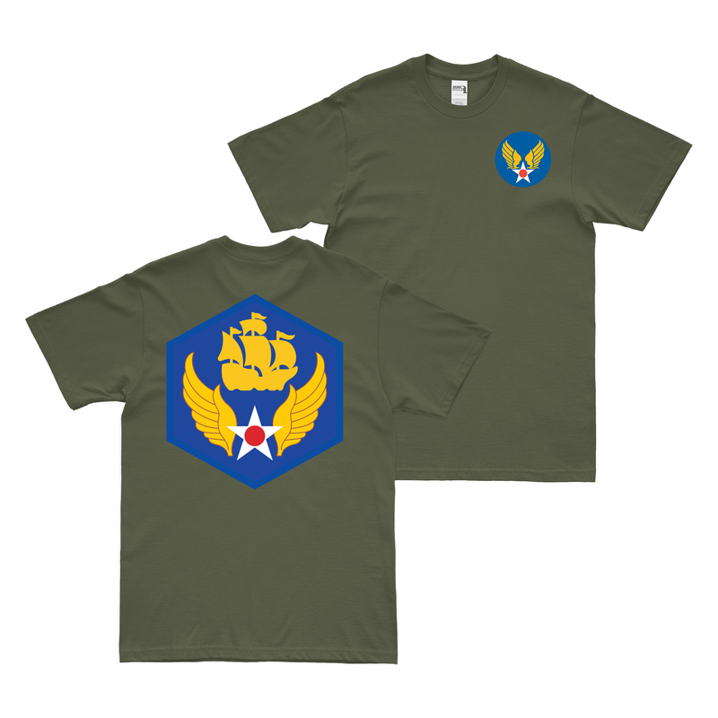 Double-Sided Sixth Air Force USAAF WW2 T-Shirt