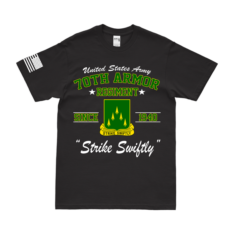 70th Armor Regiment "Strike Swiftly" Since 1940 T-Shirt