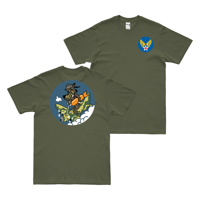 Double-Sided 729th Bombardment Squadron WW2 T-Shirt