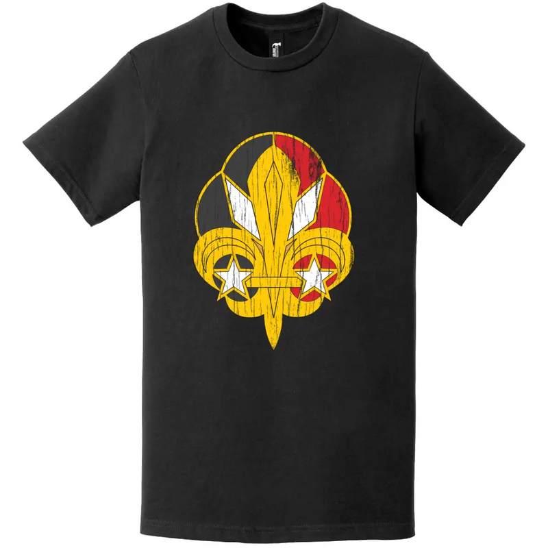 72nd Signal Battalion Distressed DUI Logo Emblem T-Shirt