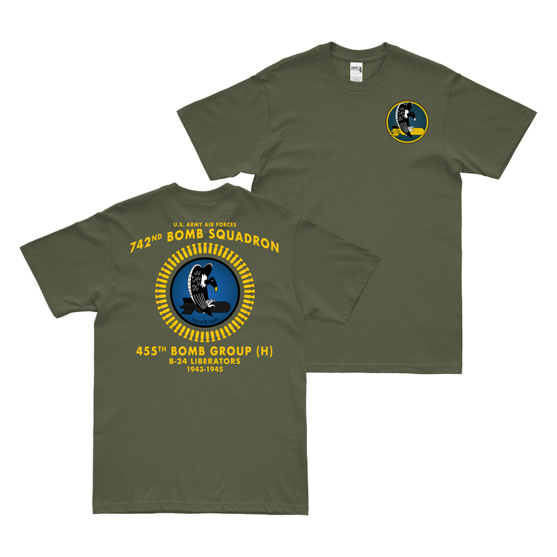 Double-Sided 742nd Bomb Squadron Legacy T-Shirt