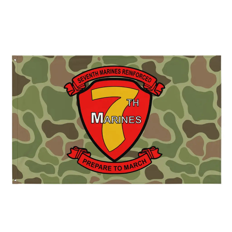 7th Marine Regiment Frogskin Camo Flag