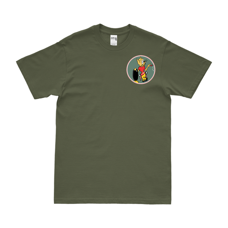 818th Bomb Squadron Left Chest Emblem T-Shirt