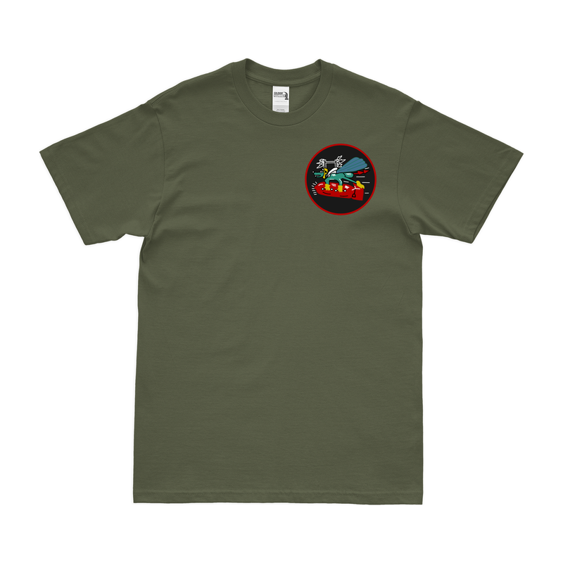 835th Bomb Squadron WW2 Left Chest Emblem T-Shirt