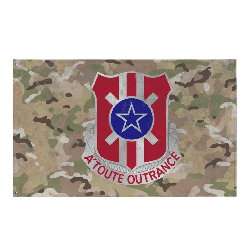 854th Engineer Battalion Indoor Wall Flag