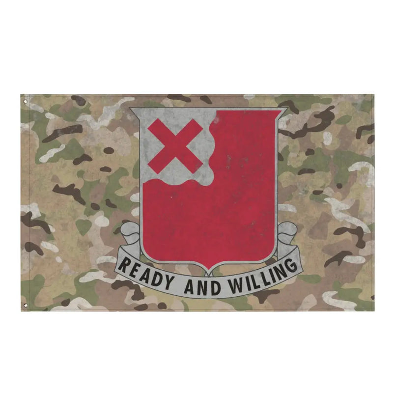 875th Engineer Battalion Indoor Wall Flag