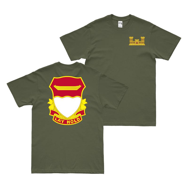 Double-Sided 87th Engineer Battalion Logo T-Shirt