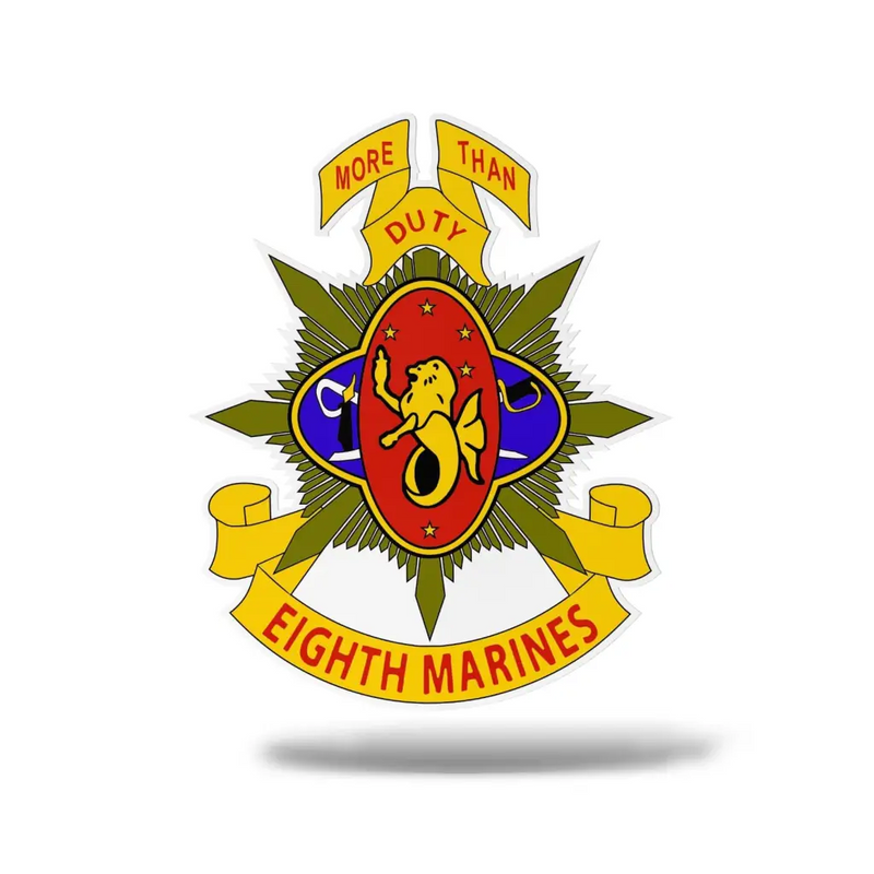 8th Marine Regiment Vinyl Sticker Decal