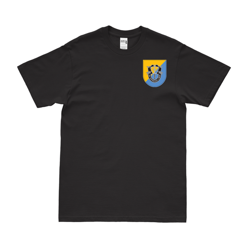 8th SFG Beret Flash Left Chest T-Shirt
