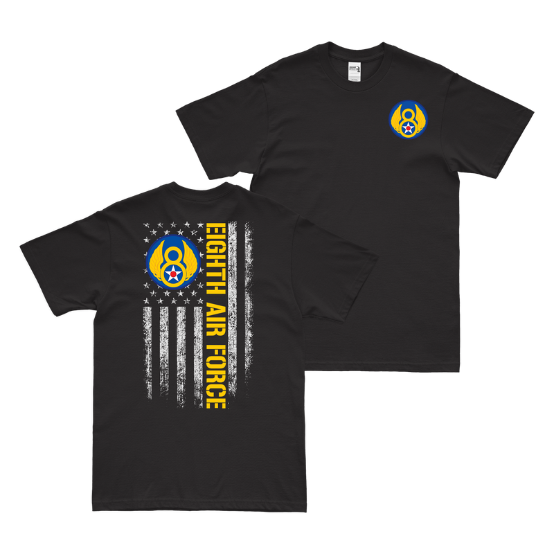 Double-Sided 8th Air Force American Flag T-Shirt