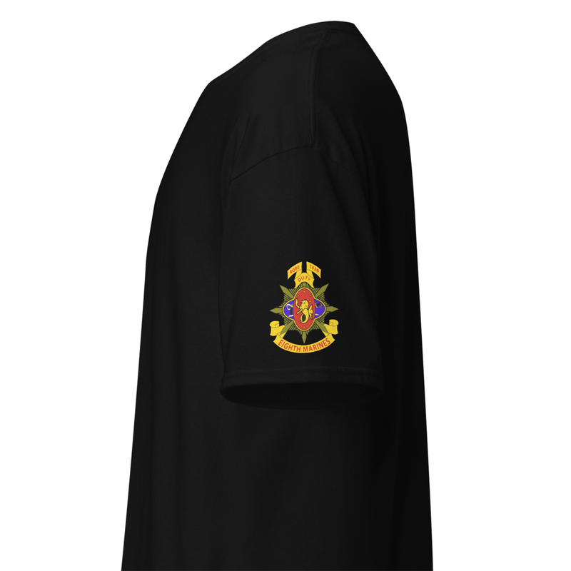 1st Battalion, 8th Marines (1/8) Since 1940 USMC Legacy T-Shirt