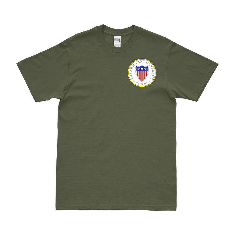 Adjutant General's Corps Left Chest Plaque T-Shirt