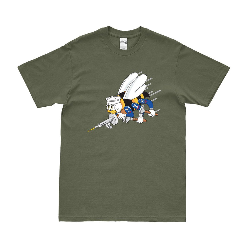 U.S. Navy Seabees 'Can Do' Logo Insignia Emblem T-Shirt