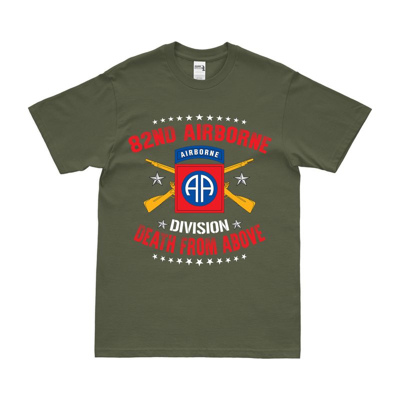第82空挺師団グラフィックモトTシャツ