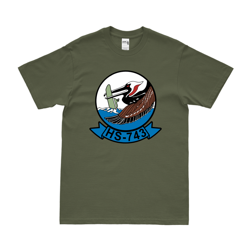 第743ヘリコプター対潜飛行隊 (HS-743) Tシャツ