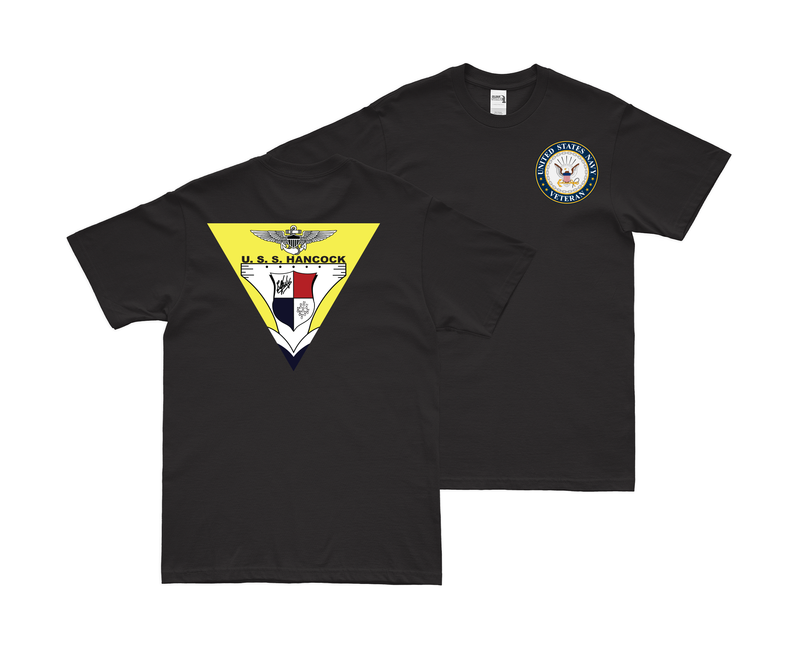 Double-Sided USS Hancock (CV-19) Veteran T-Shirt