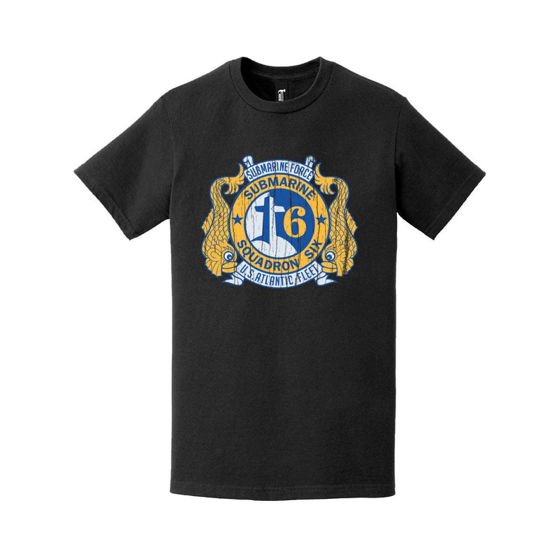 Distressed SUBRON 6 Logo Emblem Crest T-Shirt