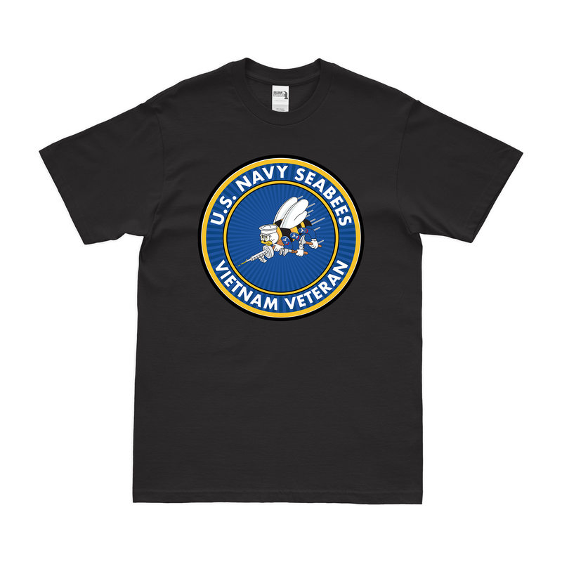 U.S. Navy Seabees Vietnam Veteran Emblem T-Shirt