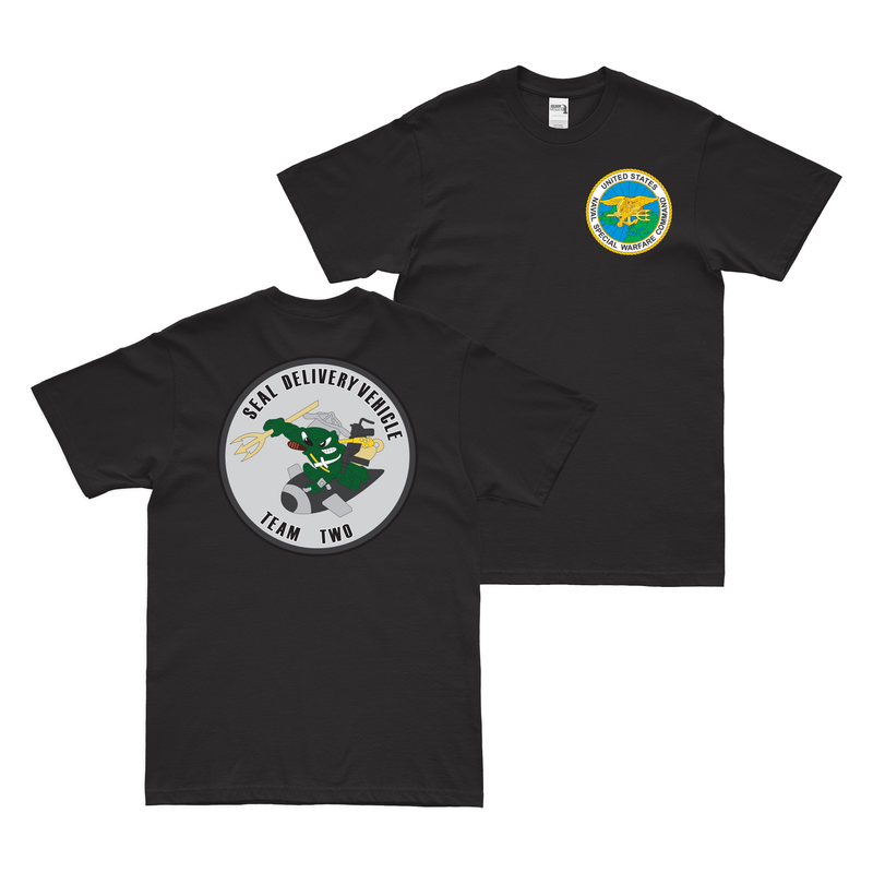 Double-Sided SEAL Delivery Vehicle Team 2 (SDVT-2) NSW T-Shirt