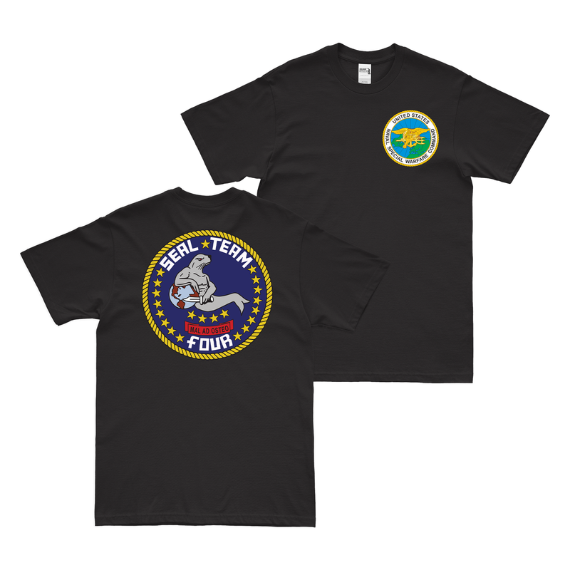 Double-Sided U.S. Navy SEAL Team 4 NSW T-Shirt