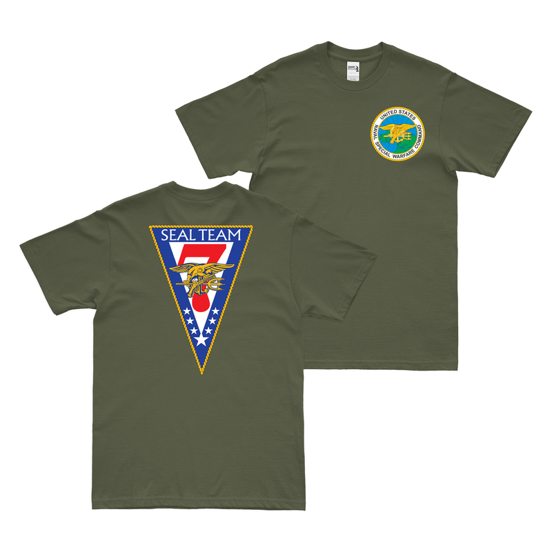 Double-Sided U.S. Navy SEAL Team 7 NSW T-Shirt