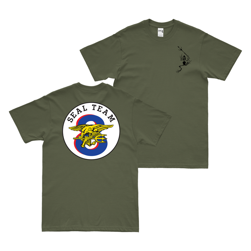 Double-Sided U.S. Navy SEAL Team 8 Frogman T-Shirt