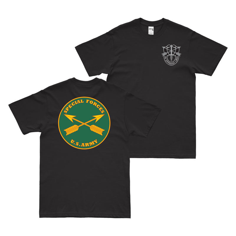 Double-Sided U.S. Army Special Forces Branch Plaque T-Shirt