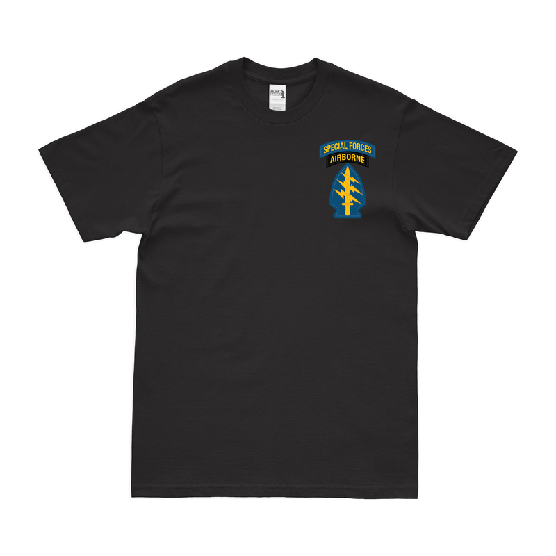 U.S. Army Special Forces Tab Emblem Left Chest T-Shirt