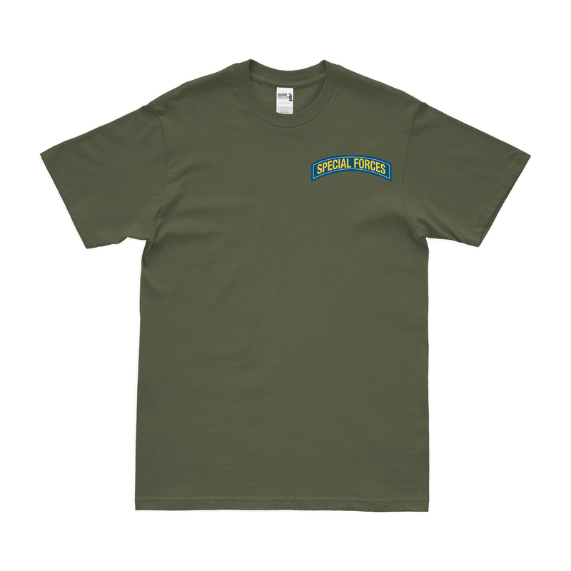 U.S. Army Special Forces Tab Logo Left Chest Emblem T-Shirt