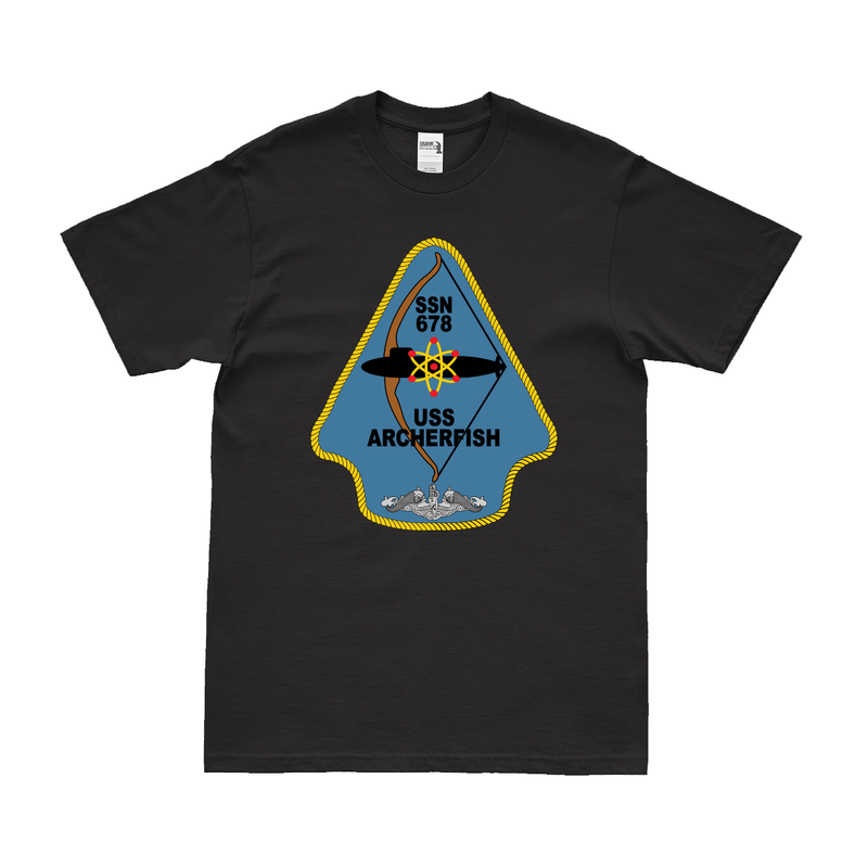 USS Archerfish (SSN-678) Submarine Logo Emblem T-Shirt