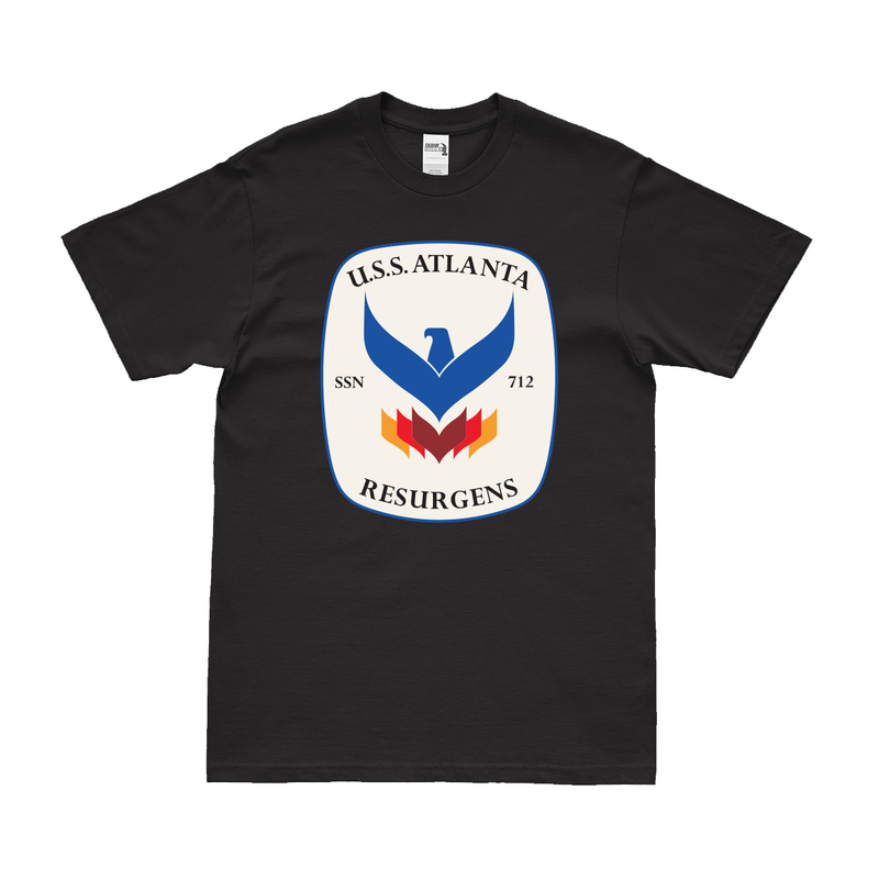 USS Atlanta (SSN-712) Submarine Logo Emblem T-Shirt