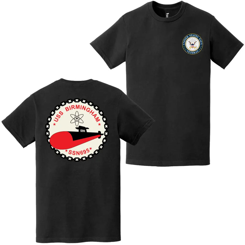 USS Birmingham (SSN-695) U.S. Navy Veteran T-Shirt