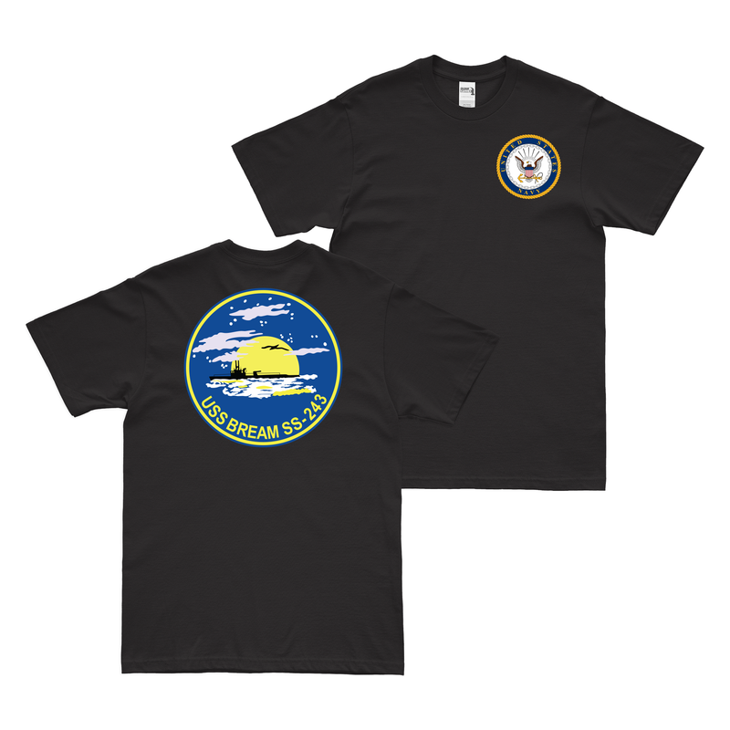 Double-Sided USS Bream (SS-243) T-Shirt