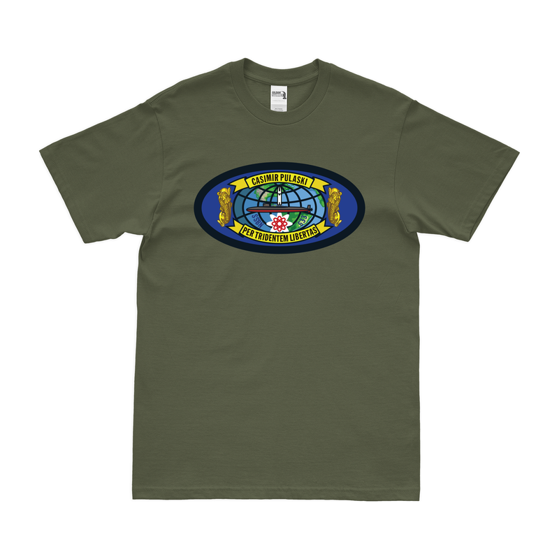 USS Casimir Pulaski (SSBN-633) Ballistic-Missile Submarine T-Shirt